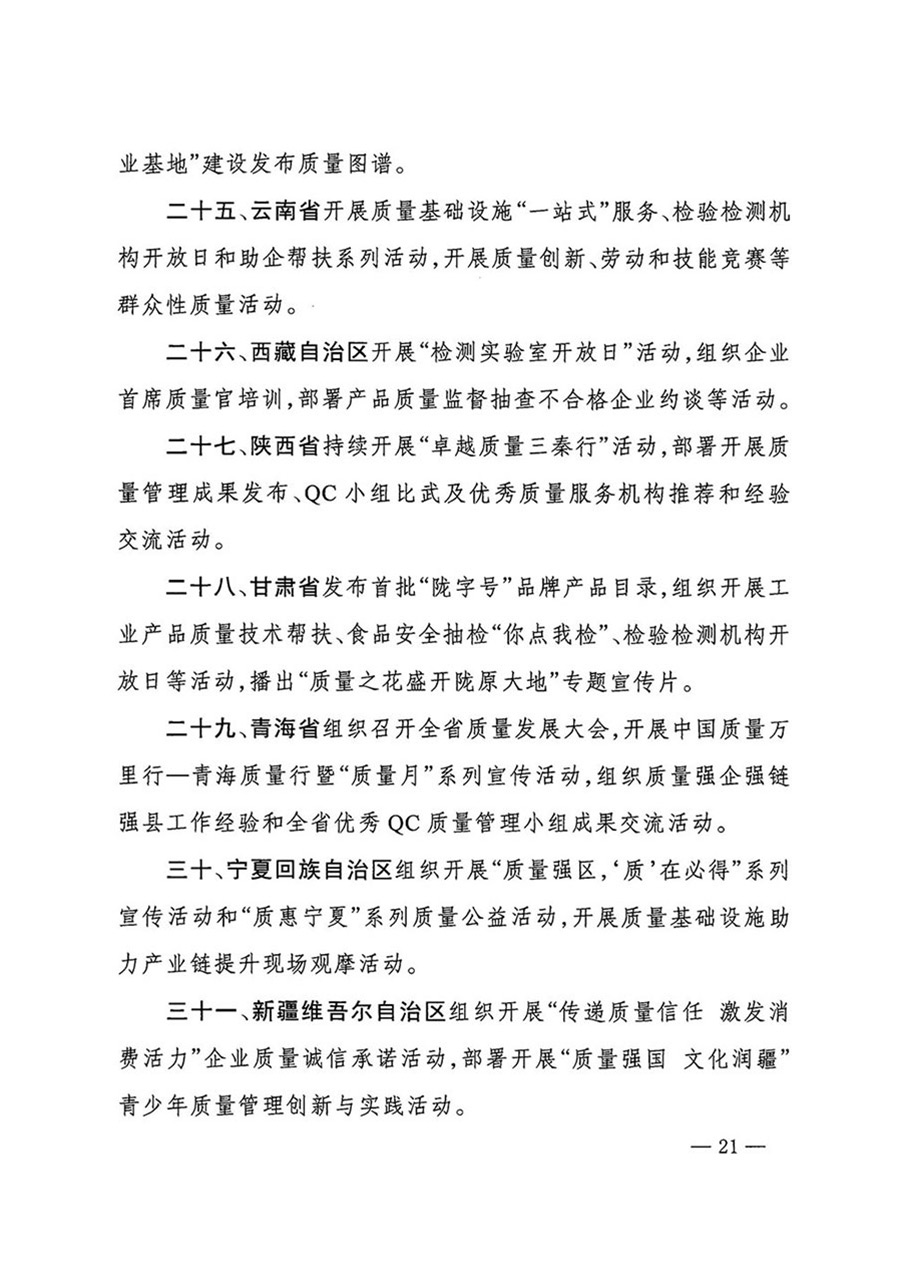 中國(guó)質(zhì)量檢驗(yàn)協(xié)會(huì)關(guān)于轉(zhuǎn)發(fā)《關(guān)于開(kāi)展2024年全國(guó)&ldquo;質(zhì)量月&rdquo;活動(dòng)的通知》的函（質(zhì)檢協(xié)函〔2024〕116號(hào)）