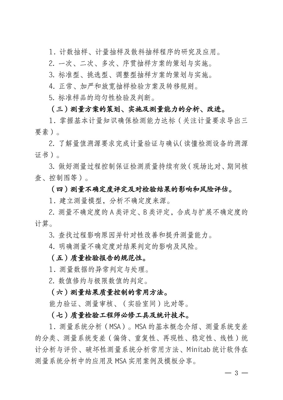 中國質量檢驗協會關于開展質量檢驗人員崗位能力提升培訓班的通知(中檢辦發(fā)〔2025〕88號)